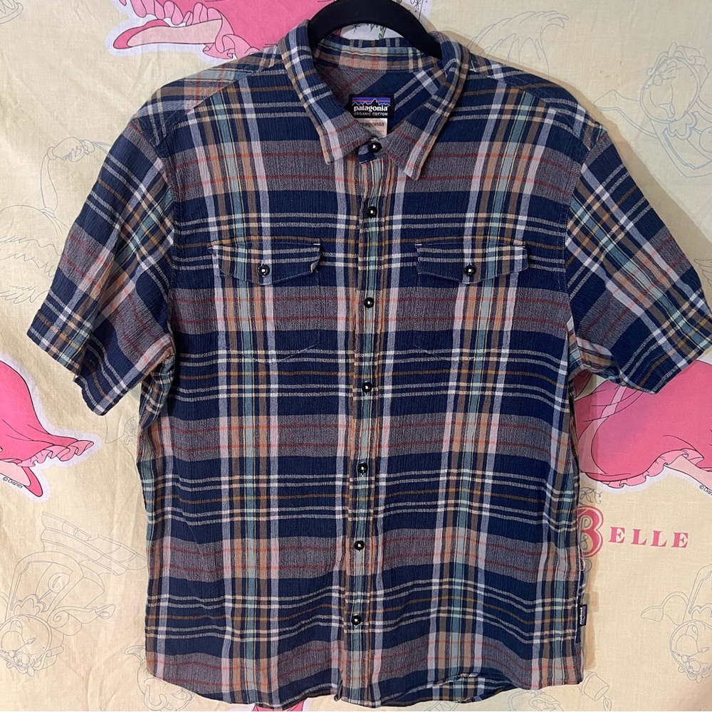 Patagonia Organic Cotton Plaid Button Down Shirt